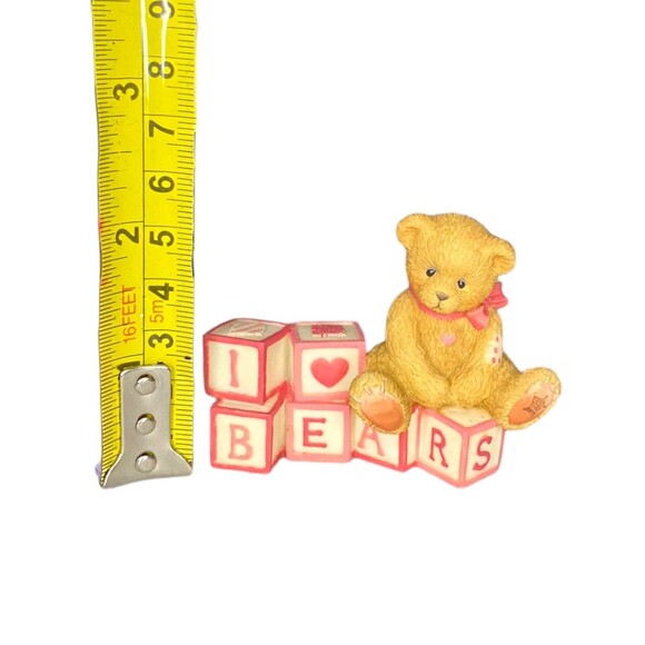 Cherished Teddies Enesco  I Love Bears 902950 Mini Bear Figure NEW NIB 1996 - Picture 8 of 9